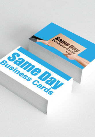 Next day sales business cards